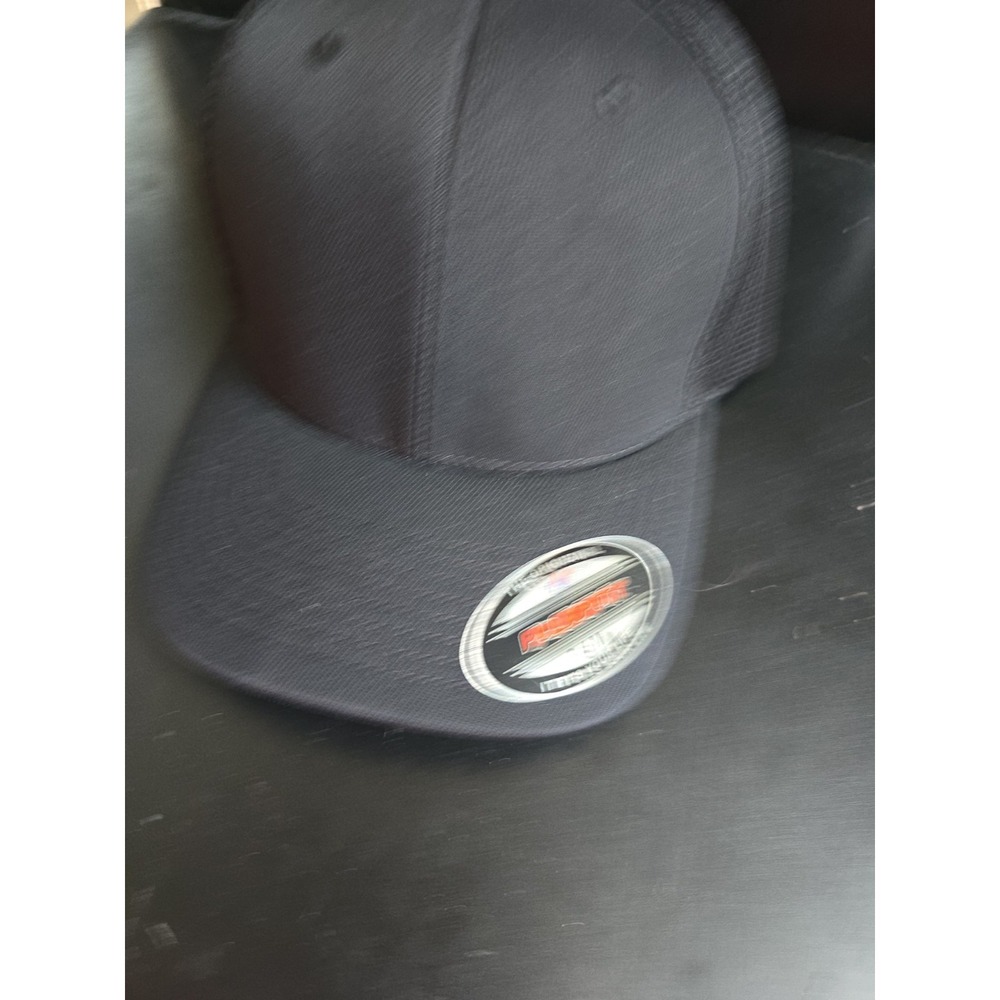 3 Flexfit Fitted Baseball Caps Hats 1 White 2 Black Small Medium New Cool Dry - Picture 7 of 9